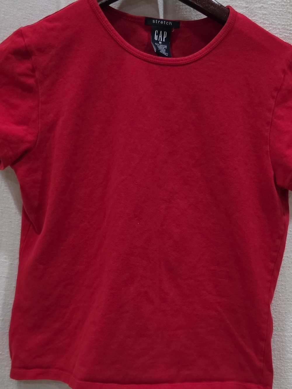 GAP Kids Red Short-Sleeve Stretch Tee